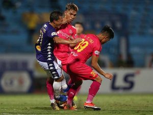Hà Nội FC thua đáng tiếc trước sài Gòn trên sân Hàng Đẫy