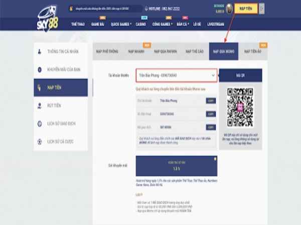 Pay Sky88 qua PaywinV Pay Sky88 qua Paywin