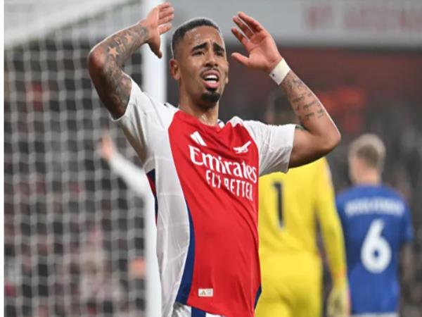 Tin CLB Arsenal: Gabriel Jesus bị loại khỏi C1